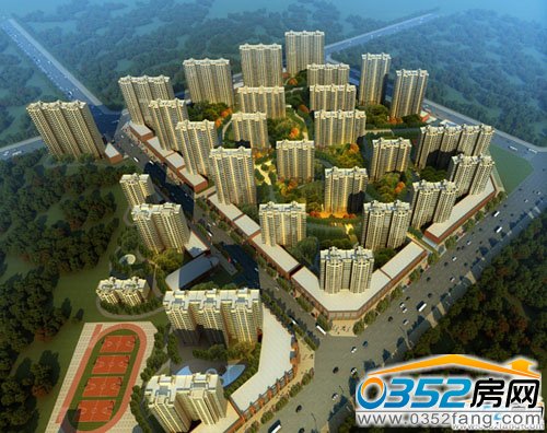 五洲帝景鳥瞰圖