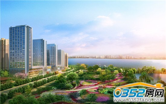 富力城瀛湖灣是大同唯一湖景豪宅