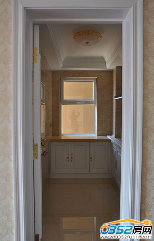 北馨理想城二期94平米樣板間廚房:干凈有序