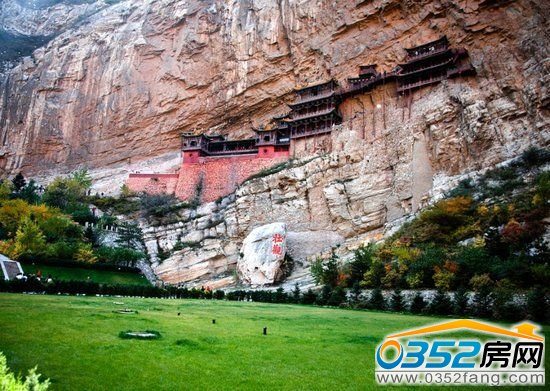 山西懸空寺實(shí)景圖
