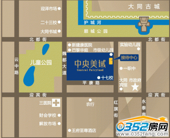 中央美域區位圖