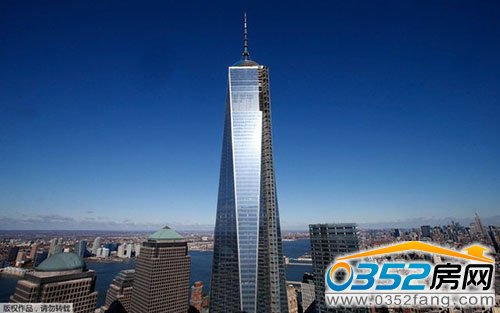紐約世貿中心第一座大樓成北美地區最高建筑