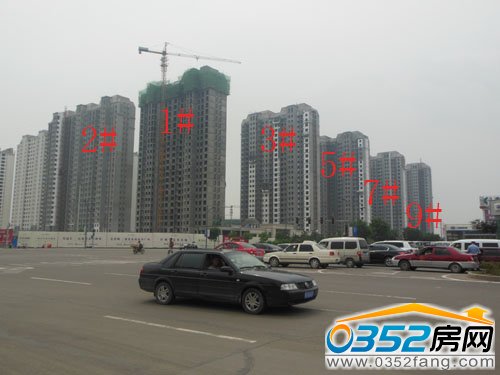 位于南環路與御河西路交匯處的財富官邸項目處