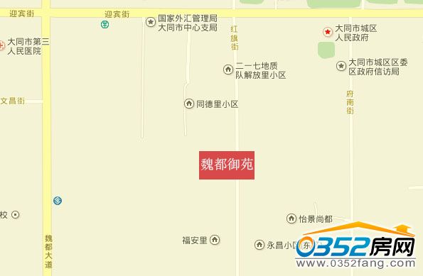 魏都御苑 魏都御苑區位圖