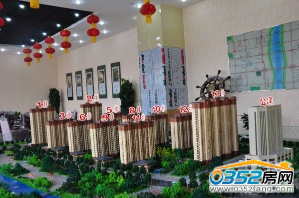 合匯百合灣沙盤圖