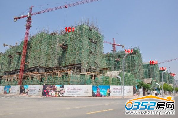 江鴻鉑藍原著5月22日12#、14#、16#、18#、19#樓工程實景圖