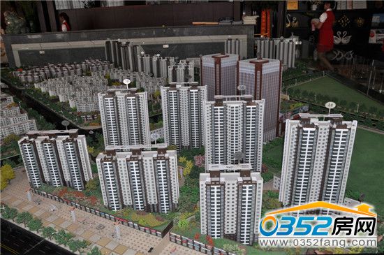 楓林逸景沙盤實景圖