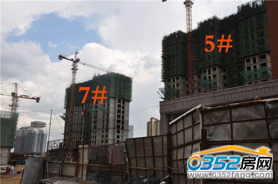 7月11日尚雅名都二期7號樓工程進度