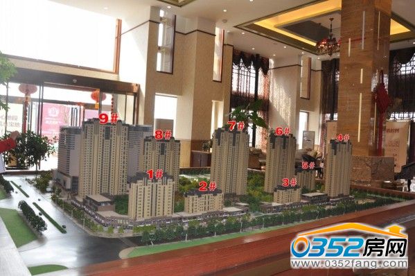 東方名城沙盤圖