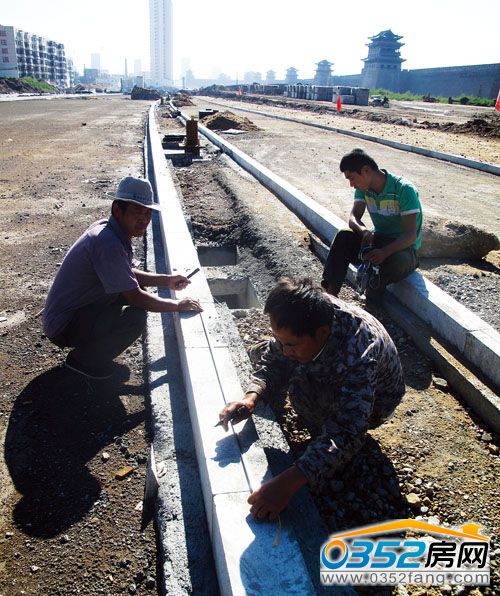 武定西門段施工現(xiàn)場