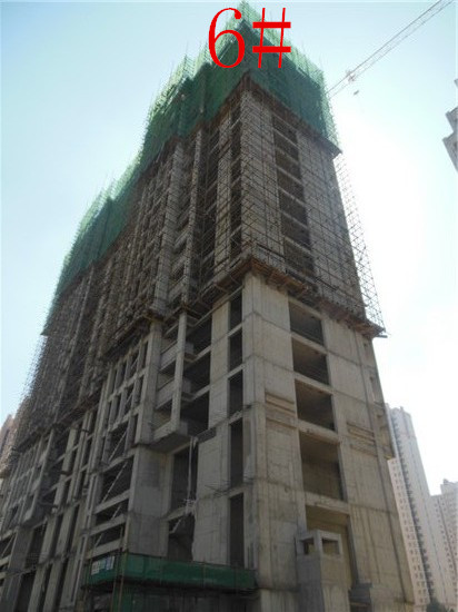 9月3日金水灣6#工程進度實景圖