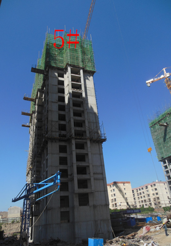 9月3日金水灣5#工程進度實景圖