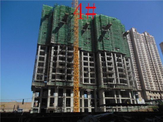 9月3日金水灣4#工程進度實景圖