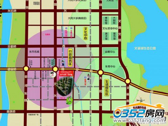 東方名城好旺角區位圖